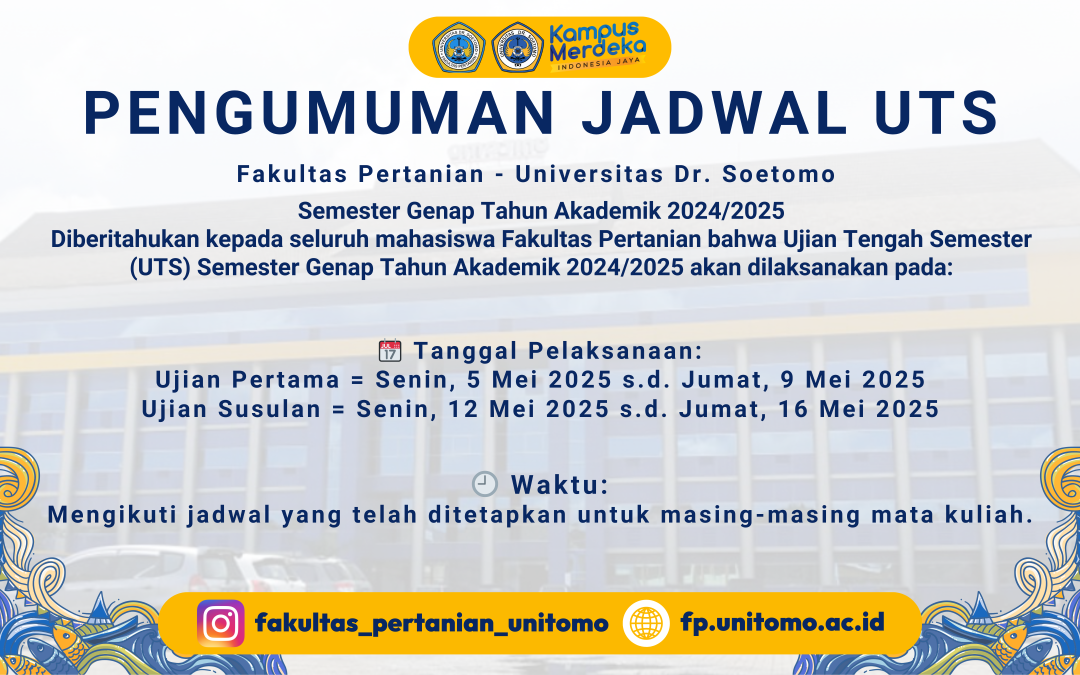 Pengumuman Jadwal UTS
