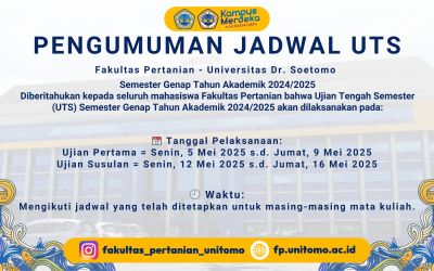 Pengumuman Jadwal UTS