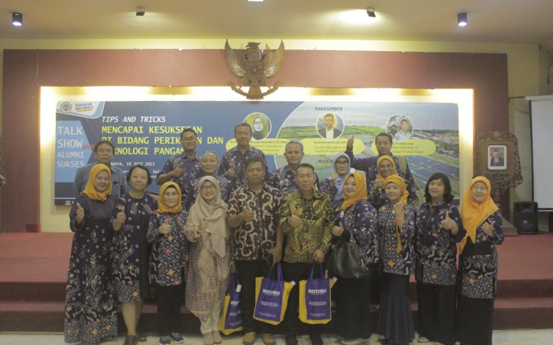 Dalam rangka memperingati Dies Natalis ke-42 Universitas Dr. Soetomo, Fakultas Pertanian dengan bangga menyelenggarakan acara Talkshow with Alumni Sukses dengan tema “Tips and Tricks Mencapai Kesuksesan di Bidang Perikanan dan Teknologi Pangan”.